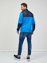 Sam 73 Blaues Herren-Sweatshirt mit Reißverschluss SAM 73 Judin