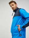 Sam 73 Blaues Herren-Sweatshirt mit Reißverschluss SAM 73 Judin
