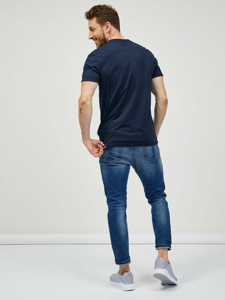 Sam 73 Dunkelblaues Herren-T-Shirt SAM 73 Sepot