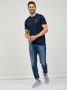 Sam 73 Dunkelblaues Herren-T-Shirt SAM 73 Sepot