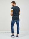 Sam 73 Grau-braunes Herren-T-Shirt SAM 73 Kavix