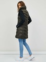 Sam 73 Khaki Lange Steppweste für Damen SAM 73 Dumela