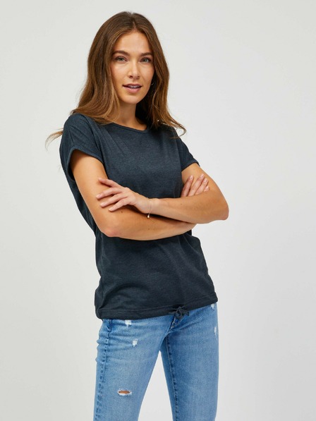 Sam 73 Schwarzes Damen-T-Shirt SAM 73 Kaufi