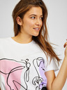 Sam 73 Weißes bedrucktes Damen-T-Shirt SAM73 Musca