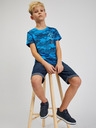 Sam 73 Blaues Armee-T-Shirt für Jungen aus Baumwolle SAM73 Hydrus