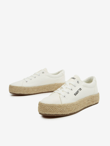 Sam 73 Weiße Damen-Sneakers mit Plateausohle SAM73 Merylin