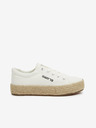 Sam 73 Weiße Damen-Sneakers mit Plateausohle SAM73 Merylin