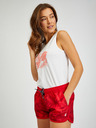 Sam 73 Rote gemusterte Shorts für Frauen SAM 73 Pisces