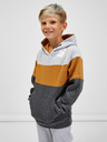 Sam 73 Grauer und brauner Kapuzenpullover für Jungen SAM 73 Leael
