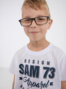 Sam 73 Weißes Jungen-T-Shirt SAM 73 Janson