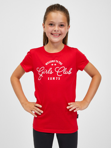 Sam 73 Rotes Mädchen-T-Shirt SAM 73 Janli
