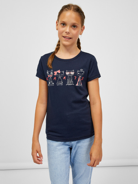 Sam 73 Dunkelblaues Mädchen-T-Shirt SAM 73 Axill