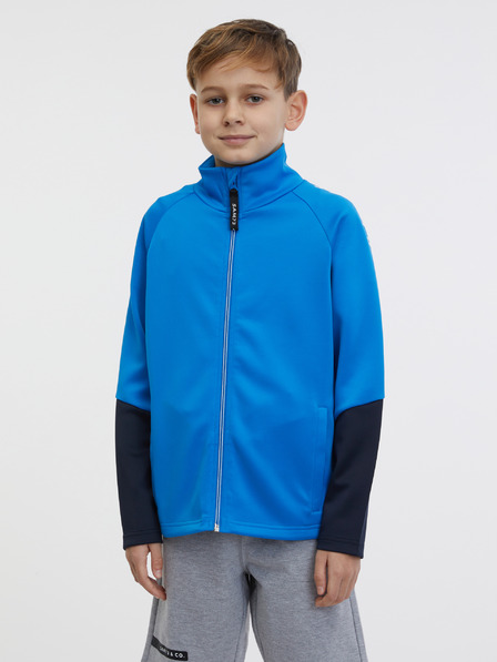 Sam 73 Blaues Jungen-Sweatshirt mit Reißverschluss SAM 73 Nana