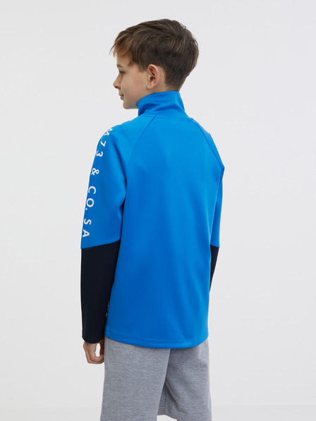 Sam 73 Blaues Jungen-Sweatshirt mit Reißverschluss SAM 73 Nana