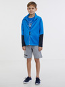 Sam 73 Blaues Jungen-Sweatshirt mit Reißverschluss SAM 73 Nana