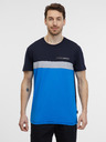 Sam 73 Blau-schwarzes Herren-T-Shirt SAM 73 Ernesto
