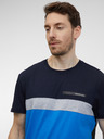 Sam 73 Blau-schwarzes Herren-T-Shirt SAM 73 Ernesto