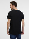 Sam 73 Grau-schwarzes Herren-T-Shirt SAM 73 Ernesto