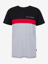 Sam 73 Grau-schwarzes Herren-T-Shirt SAM 73 Ernesto