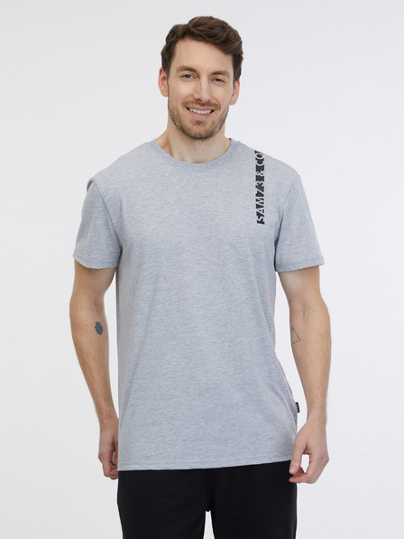 Sam 73 Hellgraues Herren-T-Shirt SAM 73 Fabio