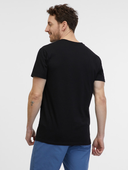 Sam 73 Schwarzes Herren-T-Shirt SAM 73 Felipe