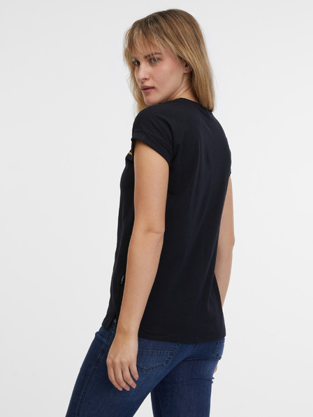 Sam 73 Schwarzes Damen-T-Shirt SAM 73 Milagros