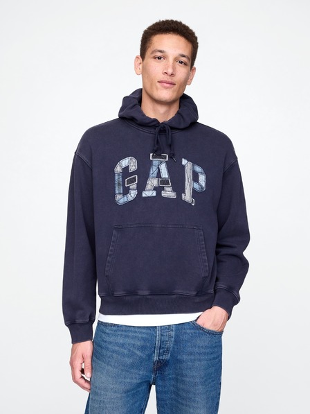 GAP Herren Oversize-Sweatshirt Patchwork Logo Americana GAP