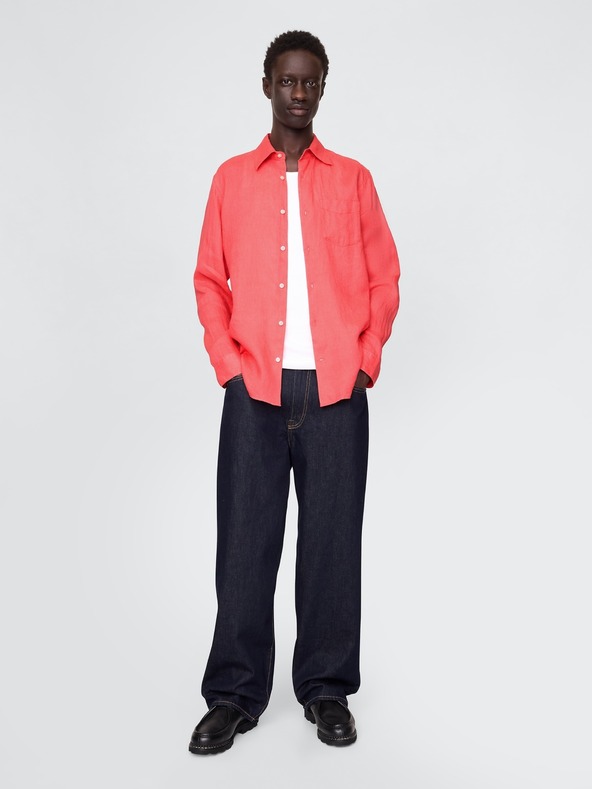 GAP Herren Leinenhemd Classic Shirt GAP