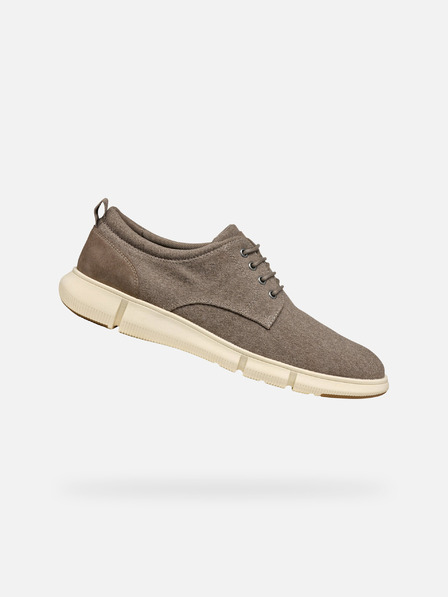 Geox Hellgraue Herren-Sneaker Geox Adacter F