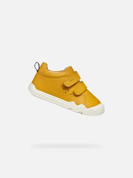 Geox Mustard yellow boys' barefoot sneakers Geox Steppieup