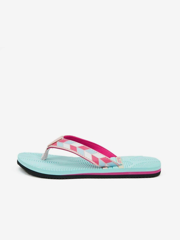 Sam 73 Türkisfarbene und rosa Damen Flip Flops SAM 73 Voltaya