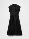 GAP Damen Hemd-Popeline-Midikleid GAP