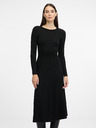 Orsay Schwarzes Damen Midikleid ORSAY