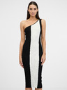 Orsay Schwarz-weißes Damen-Midikleid ORSAY