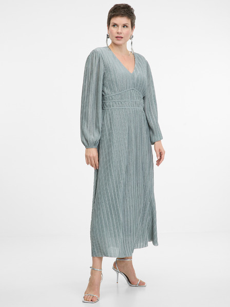 Orsay Silbernes Damen-Midikleid ORSAY