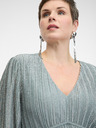 Orsay Silbernes Damen-Midikleid ORSAY