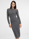 Orsay Graues Damen-Midikleid ORSAY