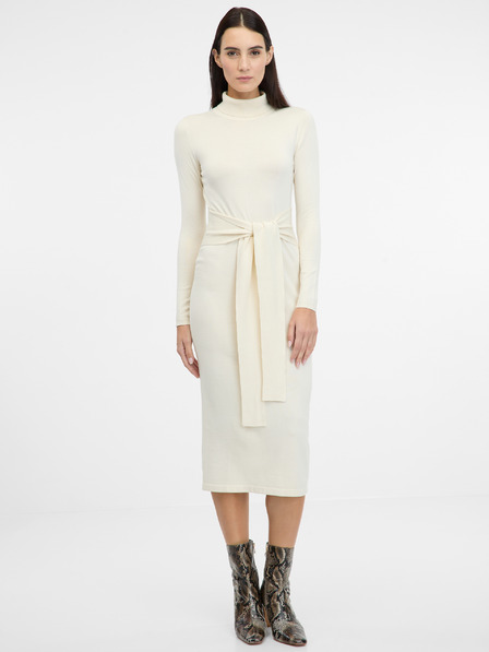 Orsay Cremefarbenes Damen-Kleid ORSAY