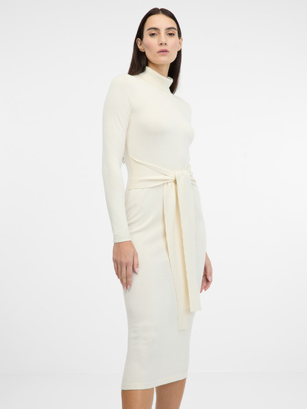 Orsay Cremefarbenes Damen-Kleid ORSAY