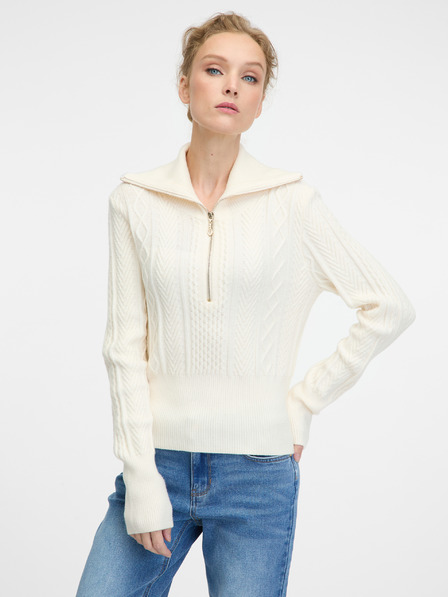 Orsay Cremefarbener Damenpullover ORSAY