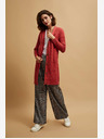 Moodo Damen Strickjacke rot Moodo