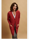 Moodo Damen Strickjacke rot Moodo