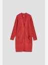Moodo Damen Strickjacke rot Moodo