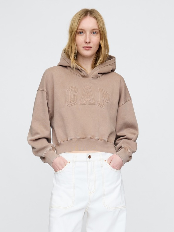 GAP Damen Oversize Crop-Sweatshirt GAP