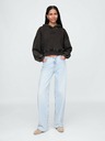 GAP Damen Sweatshirt mit Logo Cropped GAP
