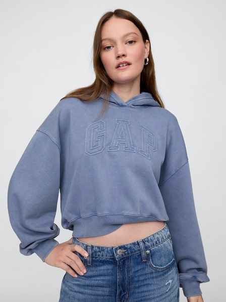 GAP Damen Oversize Crop-Sweatshirt GAP