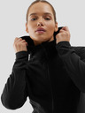 4F Damen Fleece-Sweatjacke mit Reißverschluss und Kapuze Regular 4F