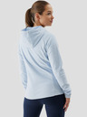 4F 4F Damen-Fleece-Kapuzenpulli mit normaler Kapuze und Reißverschluss