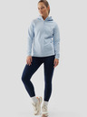 4F 4F Damen-Fleece-Kapuzenpulli mit normaler Kapuze und Reißverschluss