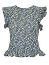 Orsay Dunkelblaues Kurzarm-T-Shirt für Frauen ORSAY